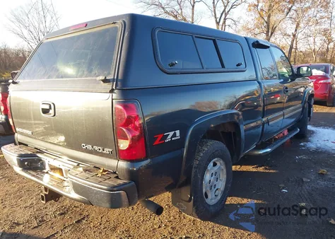 2004 Chevrolet Silverado 1500 Z71 из США, поврежденный, VIN 1GCEK19T24E367445